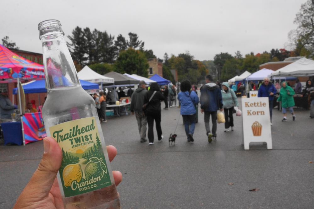 All the rain did not help the misnamed "Art in the Square" event on Saturday. Why misnamed? The square was torn up with repaving, so the event was held on the street just north of the square and the "Art" was mostly edible. I would guess that the more accurate "Food in the Street" name didn't have the marketing reach.