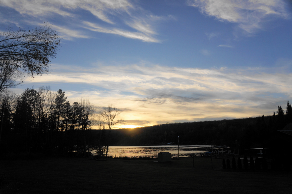 All of last week's sunsets were short. A few were pretty good.