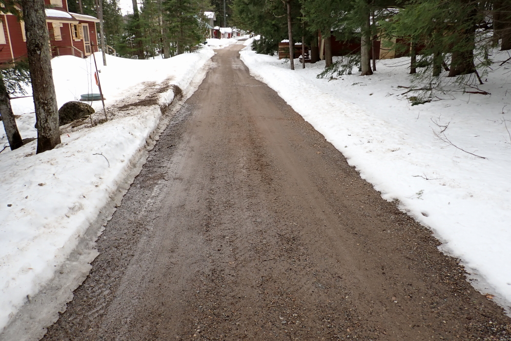 The rest of Knott Lane isn't too bad for being less than a week out from the Third Horseman of the Snowpocalypse.