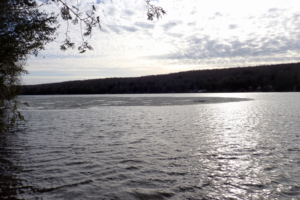 The last sheet sailed into the shoreline during the early evening.