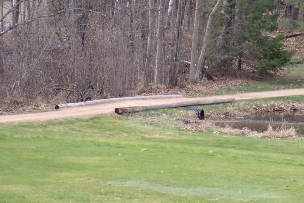 Time, high-water, and traffic took its toll on the bridges over the hazards on 7 and 8. The one on 7 was rebuilt last week.