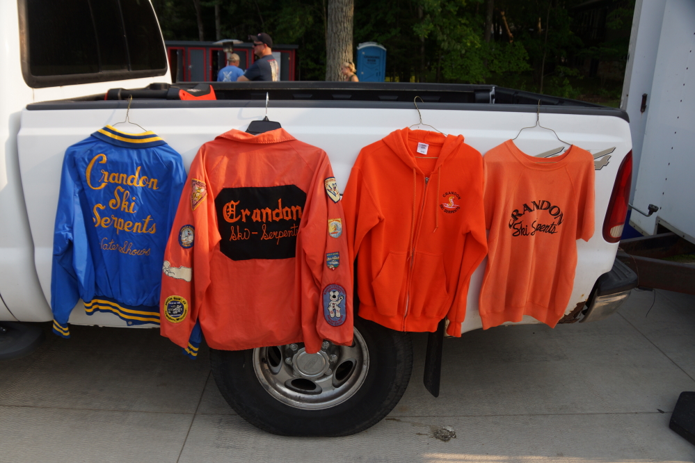We loved the display of old show apparel.